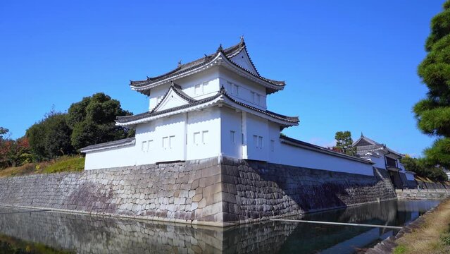 京都　二条城の東南隅櫓