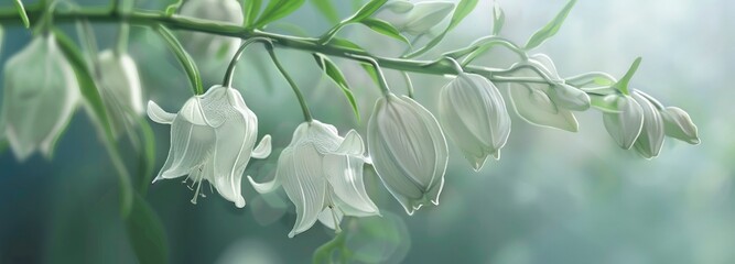 White bell flower