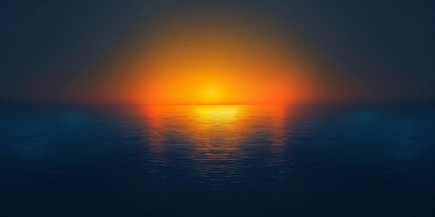 Sunset Serenade A Glorious Glimpse of the Ocean Generative AI