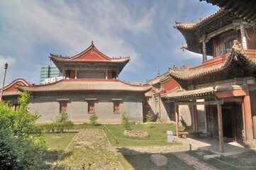 The Choijin Lama Temple monastery in Ulaanbaatar, Mongolia.