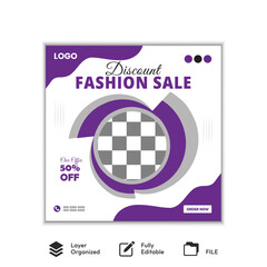 social media post design vector illustration modern  