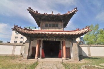 The Choijin Lama Temple monastery in Ulaanbaatar, Mongolia.