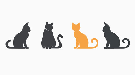 Cat logos with pet shop Free Vector Logo templates Fl