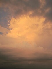 sunset in the sky
