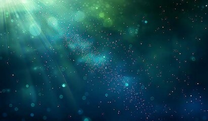 Glowing Galaxy A Celestial Splash of Color and Light Generative AI