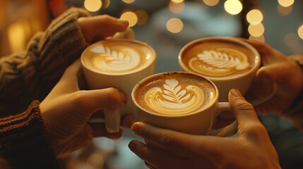 Coffee Connoisseurs A Caffeine-Fueled Gathering Generative AI