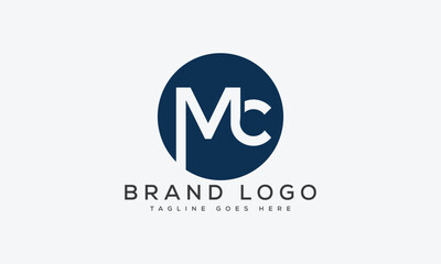 letter MC logo design vector template design for brand