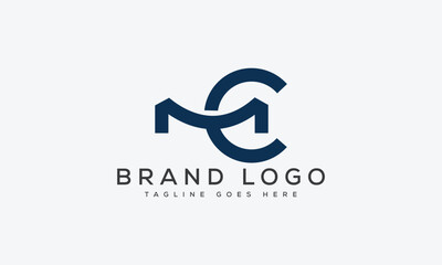 letter MC logo design vector template design for brand