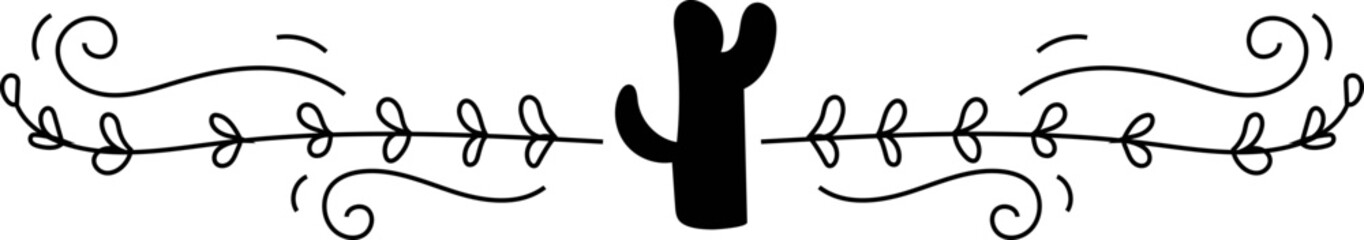 Decorative line border illustration on transparent background.