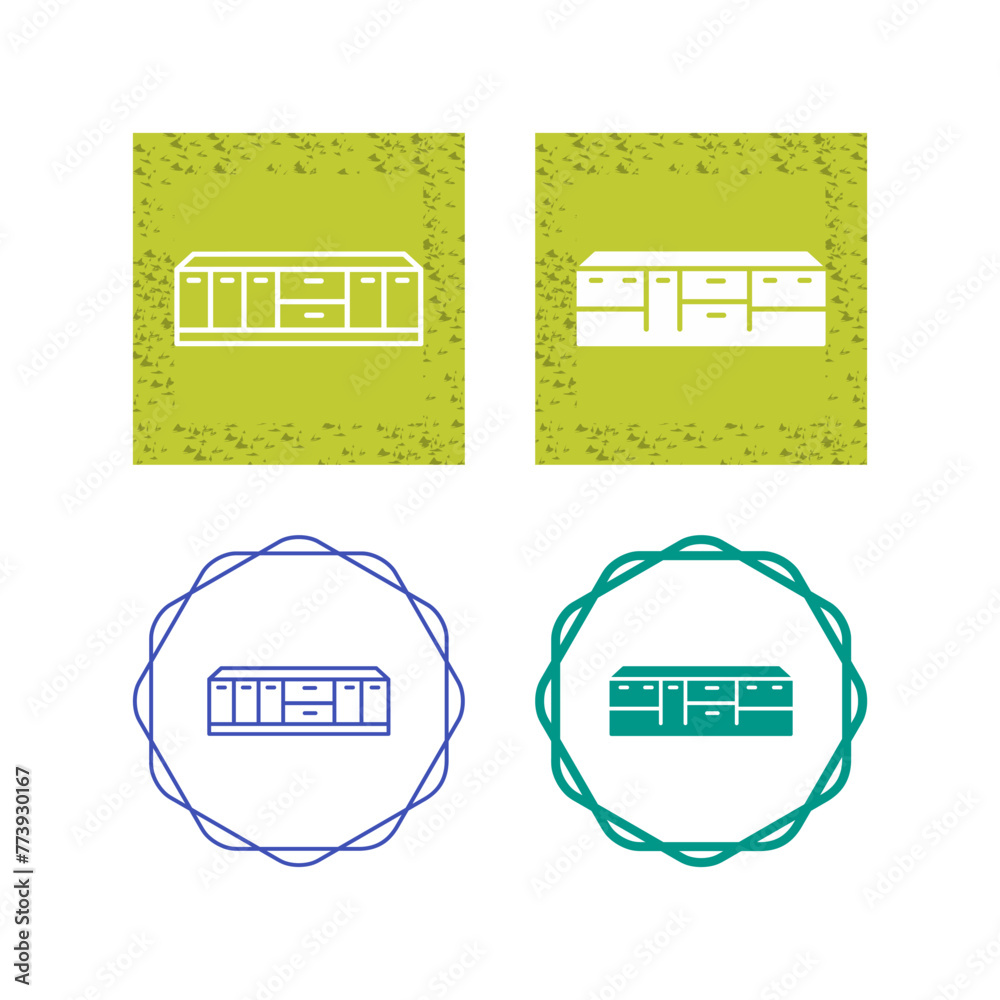 Canvas Prints cabinets vector icon