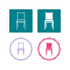 Bedroom Chair Vector Icon