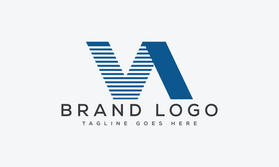 letter VA logo design vector template design for brand