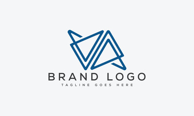 Fototapeta premium letter VA logo design vector template design for brand