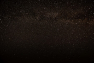 Fototapeta na wymiar Starlit Serenity: Tranquil Night Sky Glows with Distant Stars