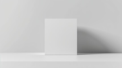 White Box Product Mockup Template for Design Showcase