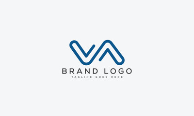 letter VA logo design vector template design for brand