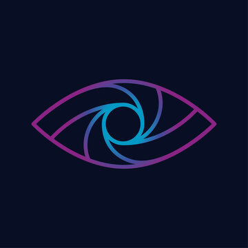 Technology Logo | Linear Eye Logo | Eye Icon