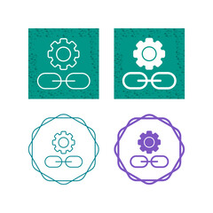 Link Setting Vector Icon