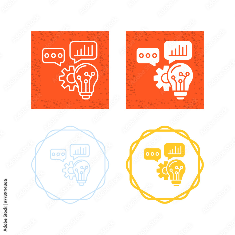 Wall mural skills vector icon