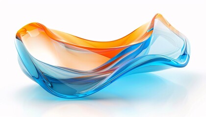 Futuristic Glass Sculpture A Monthly Event Celebration Generative AI