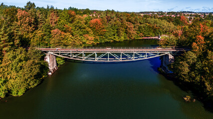 Kaszuby- most na rzece Raduni.