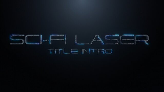 Epic Professional Metal Laser Text Title Intro