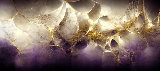 Purple and gold luxury marble background
