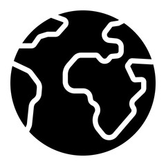 earth, globe icon