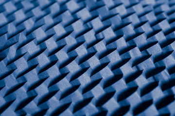 blue diamond mesh background, three dimensional texture