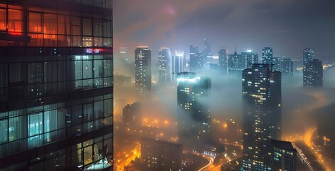 Cityscape at Night A Glimpse of the Future Generative AI