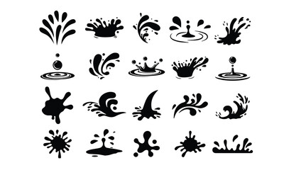 Water droplet SVG, Silhouette, Cut File, cutting files, printable design, Clipart,