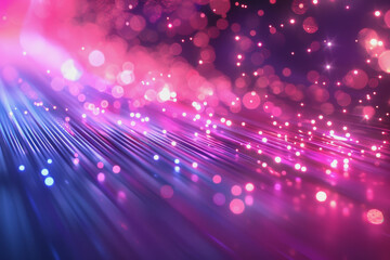 Pastel lighting, Internet Technology. How information and media move around the internet.