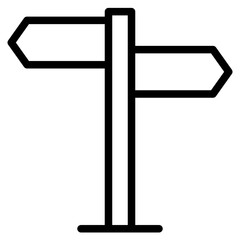 Obraz premium signpost icon