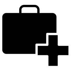 aid kit box icon