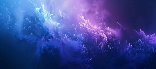 Obraz na płótnie Canvas Purple Haze A Colorful Blend of Ice and Fire Generative AI