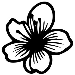 Hand drawn leaves line linear black strock Symbol visual illustration Botanical drawing. Minimal plant logo, meadow greenery, leaf and blooming flower abstract sketch element collection, linear rustic