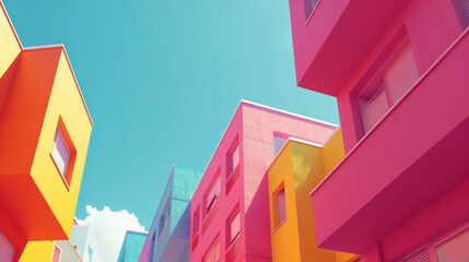 Colorful Neo-Fauvist Style Buildings