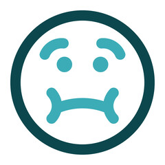 Fototapeta premium nausea icon for illustration