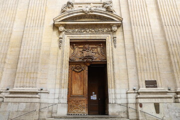 Fototapeta na wymiar L'église Saint Polycarpe, construite aux 17ème et 18ème siècle, ville de Lyon, département du Rhône, France