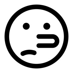 lie icon for illustration