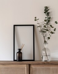 Fresh and Modern Decor A Blend of Nature and Art Generative AI