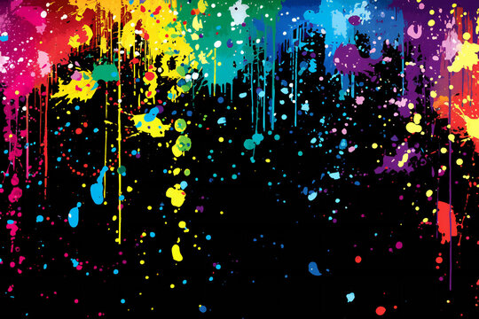 Colorful splash background 