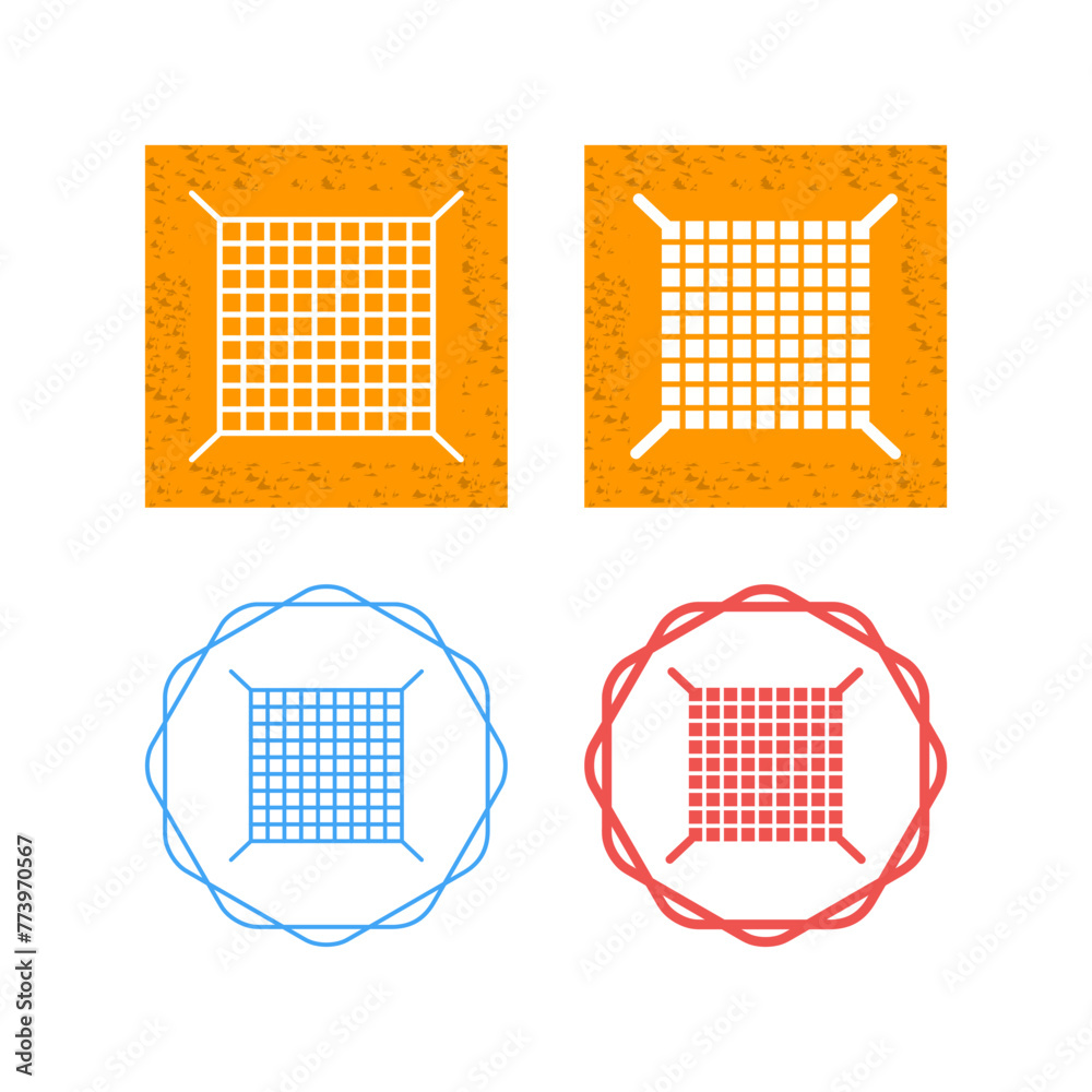 Canvas Prints Net Vector Icon