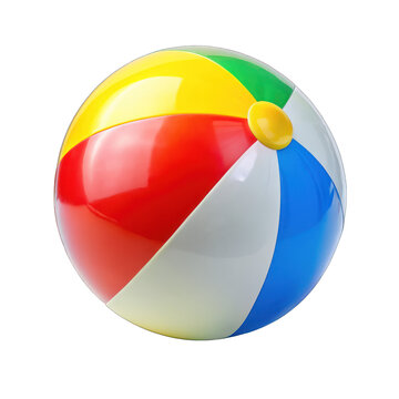 beach ball isolated on transparent background. png