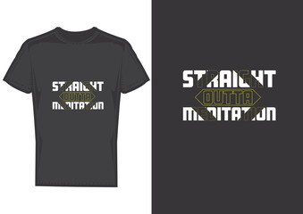 Fototapeta premium Typography t shirt design with new idea