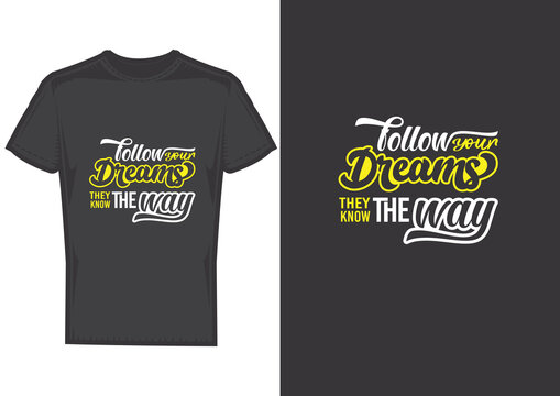 Typography t shirt design with new idea
