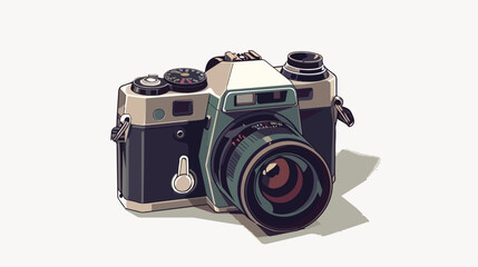 Digital graphic illustration of a generic camera. Nice