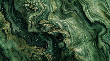 marbled pattern resembling mossy stones with earthy green tones, offering a natural and sophisticated backdrop for product advertisements. - obrazy, fototapety, plakaty
