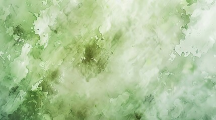 watercolor-style background with soft green washes and delicate textures, perfect for promoting artistic or creative products