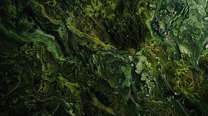 marbled pattern resembling mossy stones with earthy green tones, offering a natural and sophisticated backdrop for product advertisements. - obrazy, fototapety, plakaty